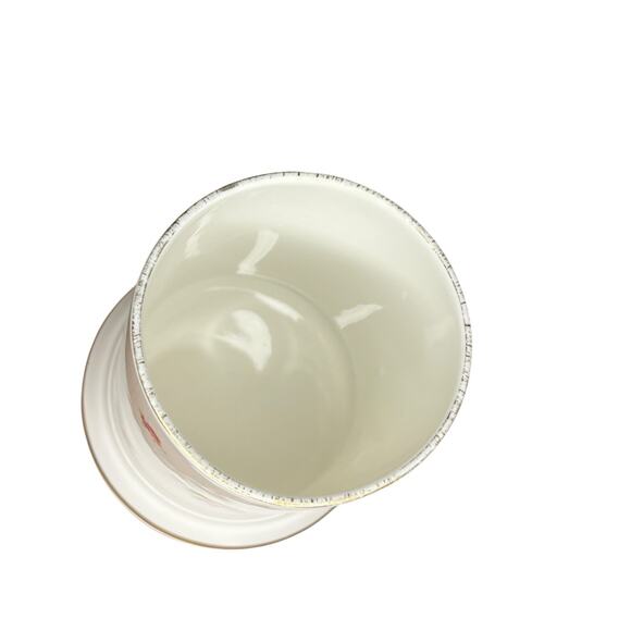 Laura Ashley Parfums Fine Bone China 3 Piece Bathroom Set Soap Dish Jar Floral - Picture 4 of 13